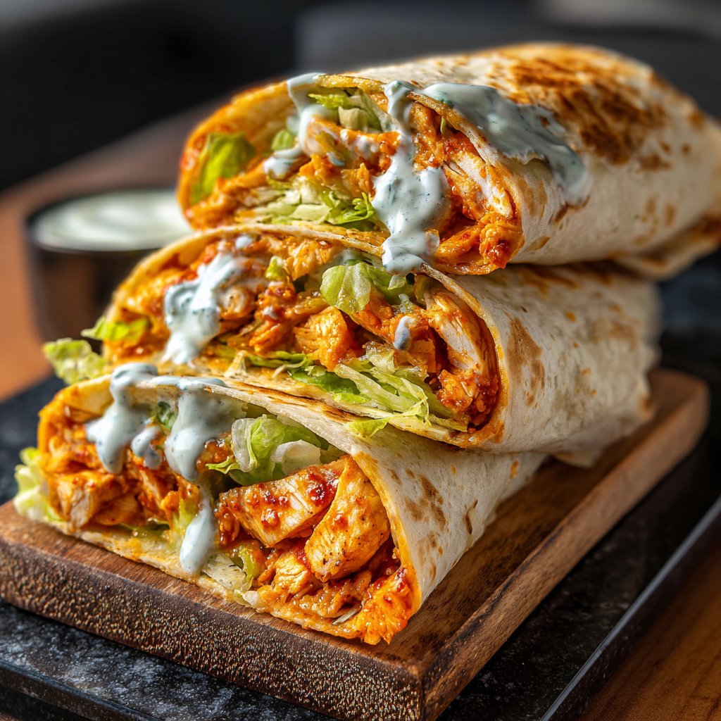 Buffalo Chicken Salad Wrap