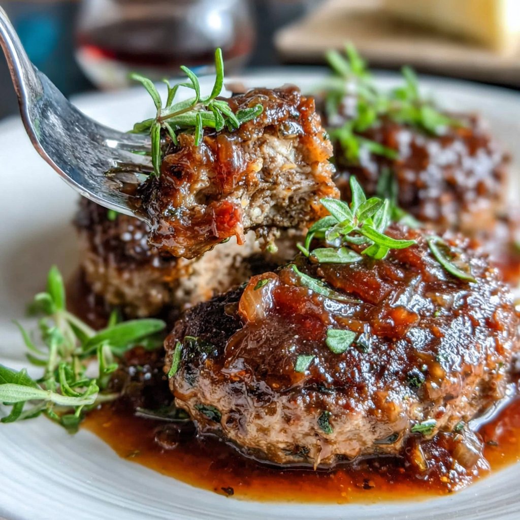 Italian Herb Hamburger Steaks