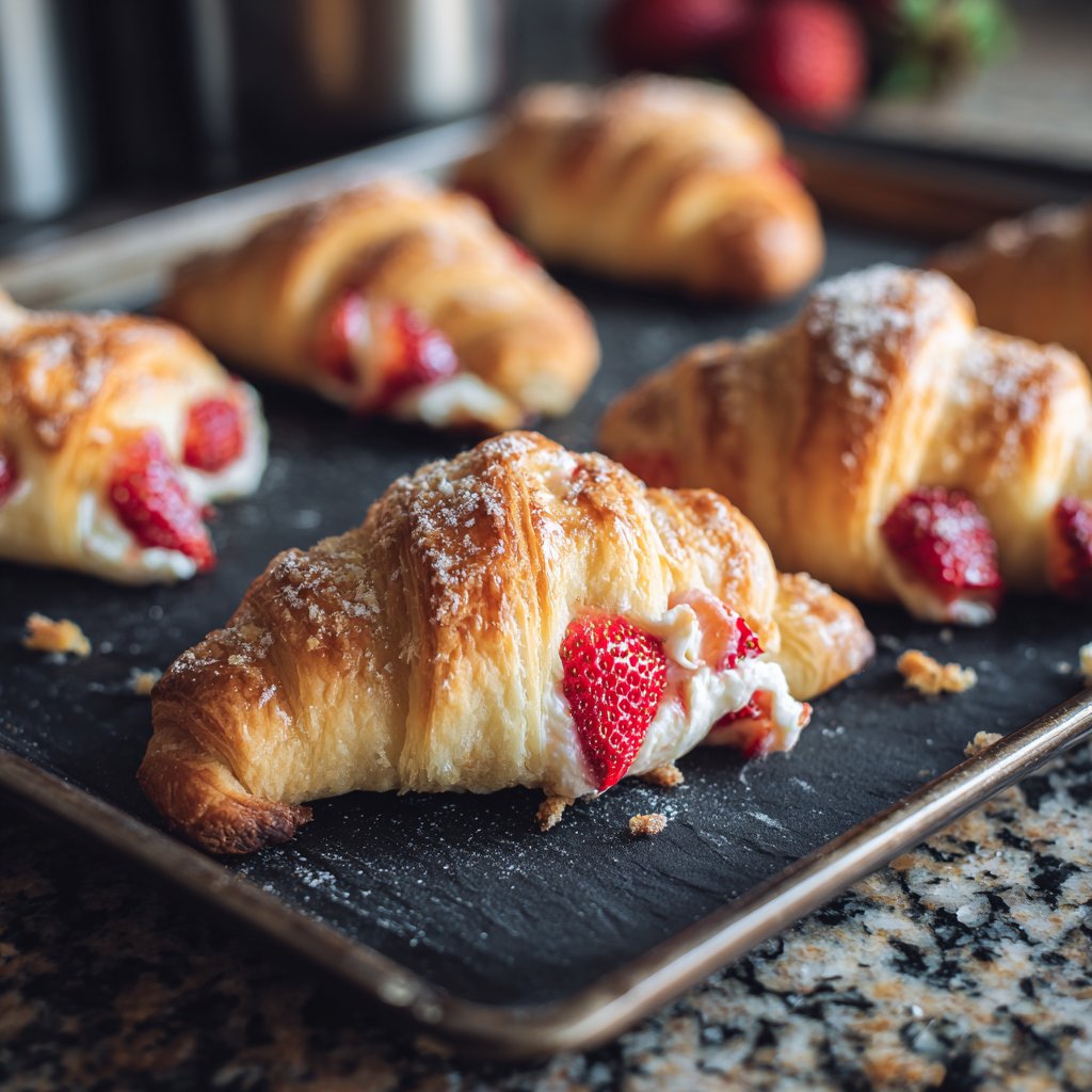 Strawberry Cream Cheese Crescent Rolls